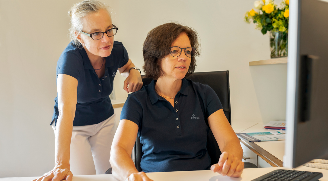 Frau Dr. Lichte und Frau Dr. Klarhof